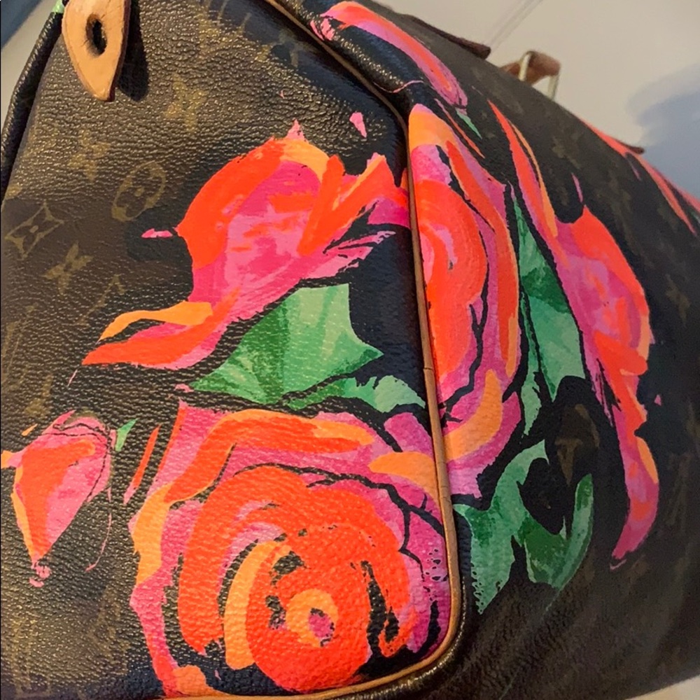 🌹Louis Vuitton 🌷Stephen Sprouse Roses Speedy30🌹 - Picture 8 of 16